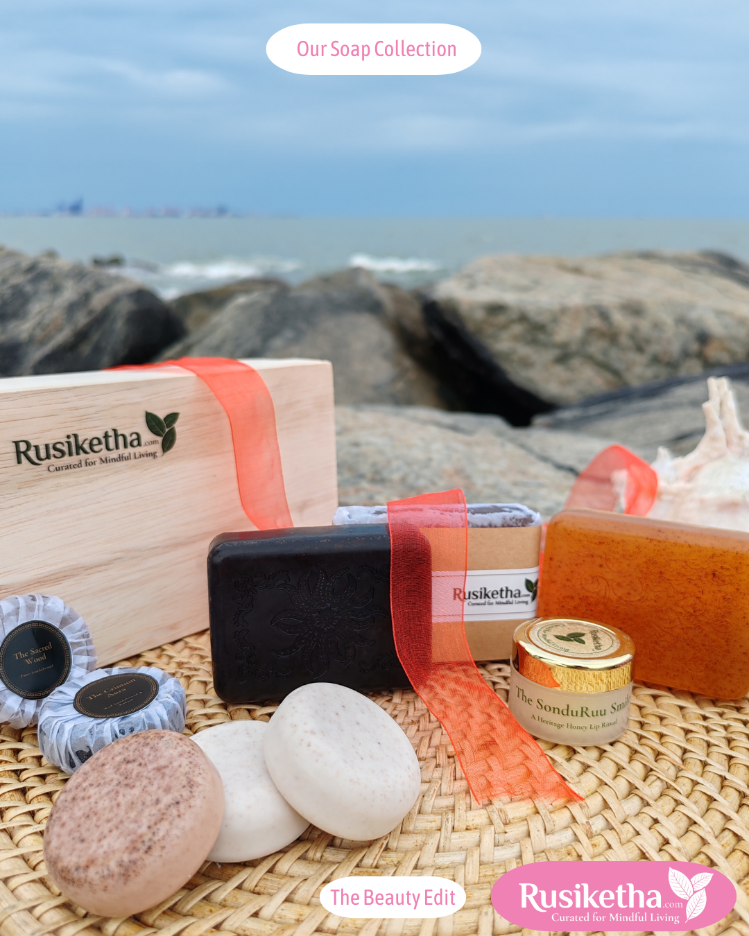 Rusiketha Vegetable Glycerin Soap Collection 75g